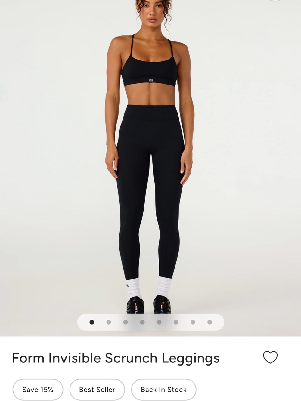 Crop Shop Boutique Black Form Invisible Scrunch Leggings